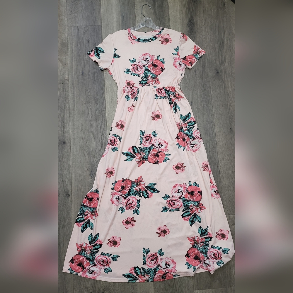 Pink Floral Dress